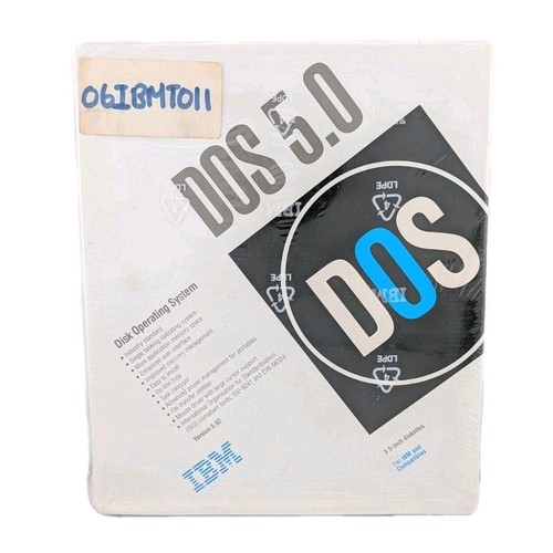 Ibm dos brand new - dos, 5.02