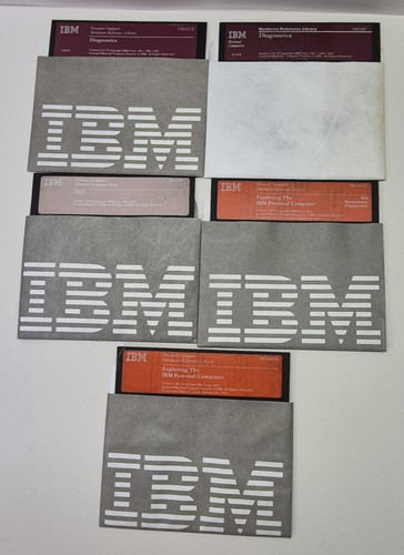 Ibm 5150 set disks lot - pc,
