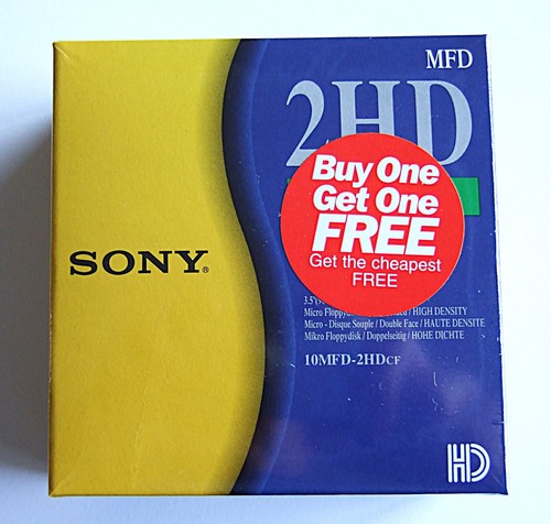 Sealed pack sony 3 5 - sealed,