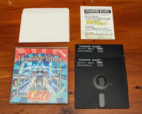 Thunder blade rare ibm pc - thunder,