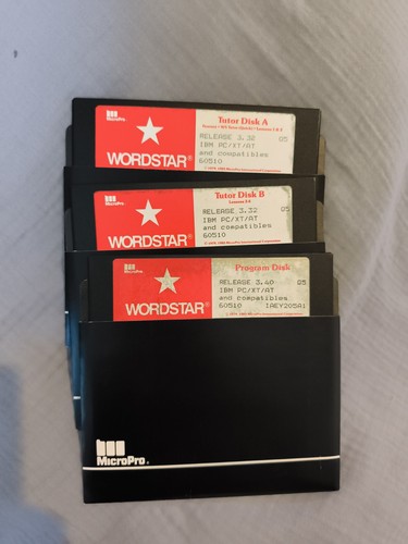 Micropro wordstar 3 - micropro, 3.32/3.40
