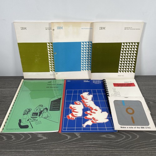 Vintage ibm text books - vintage,