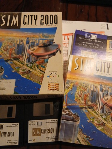 Sim city 2000 ibm 5 - sim, pc