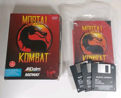 Mortal kombat floppy disk - mortal, pc