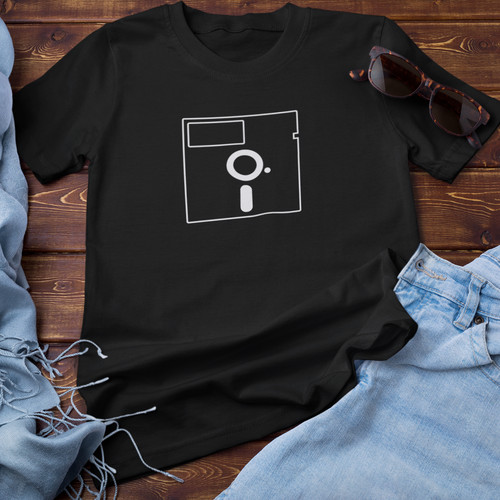 Floppy disk t shirt - disk, t-shirt